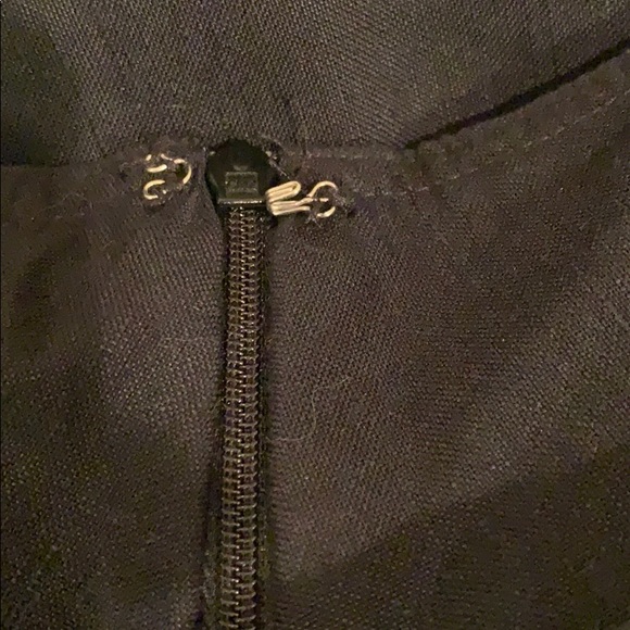 Metrostyle EUC Tulip Linen Panel Skirt 6 turquoise green Black - Picture 7 of 9